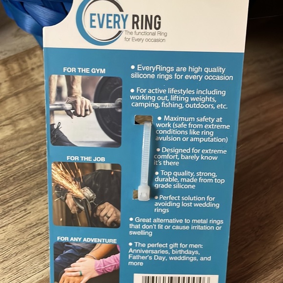 Silicone Rings, Men, Multi-Pack, Multi-Color, Large - Picture 3 of 3